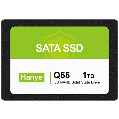 Hanye 1TB 内蔵型SSD 2.5インチ 7mm SATAIII 6Gb/s 550MB/s 3D NAND採用 アルミ製筐体 正規代理店品 国内3年保証 18,802円