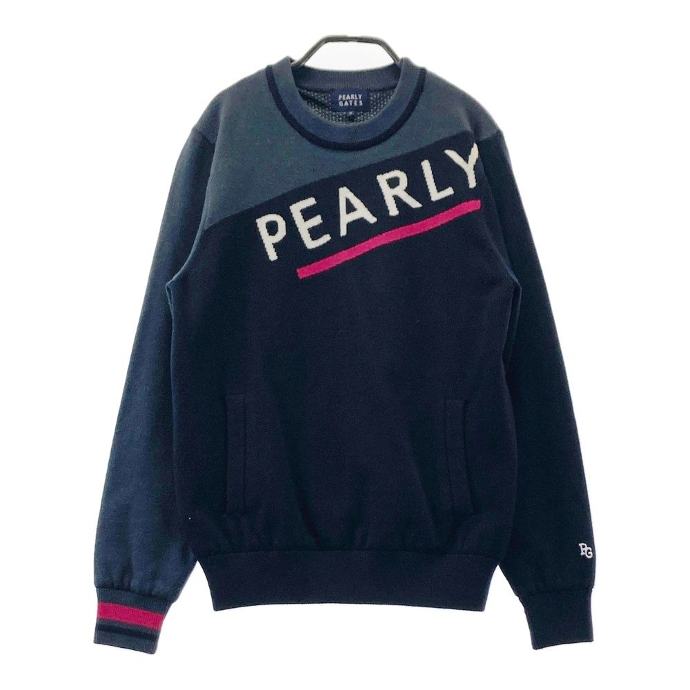 サイズ：0 PEARLY GATES パーリーゲイツ 裏地付 ニットセーター ブラック系 [240101656038] ゴルフウェア レディース ストスト 6,545円