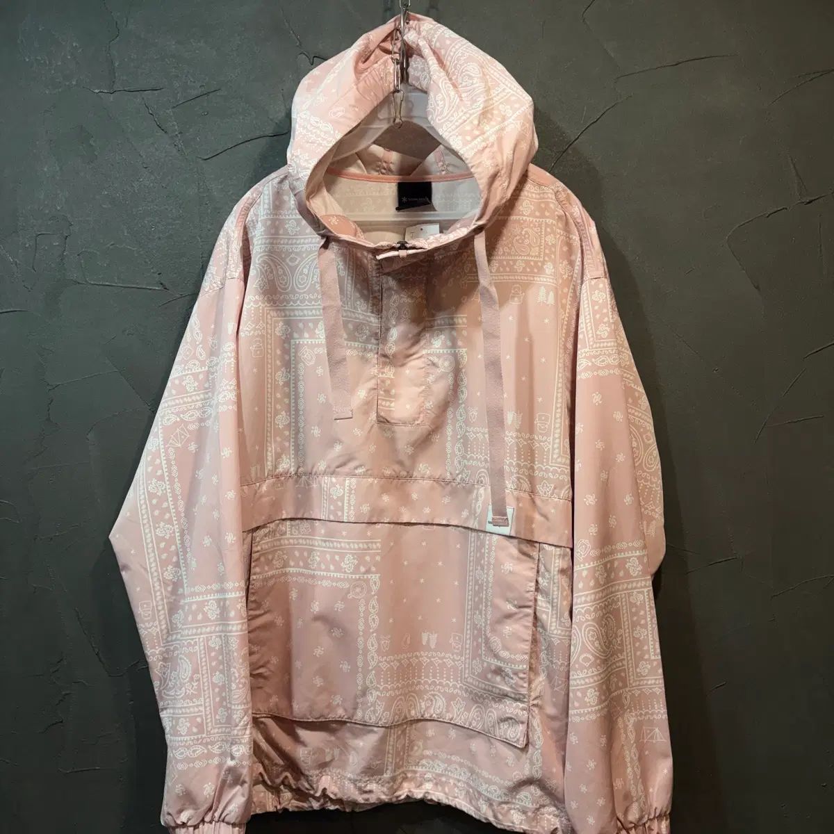 L SNOW PEAK スノウ ピーク ベイズリー フーディー ウィンドブレーカー Anorak（アノラック）