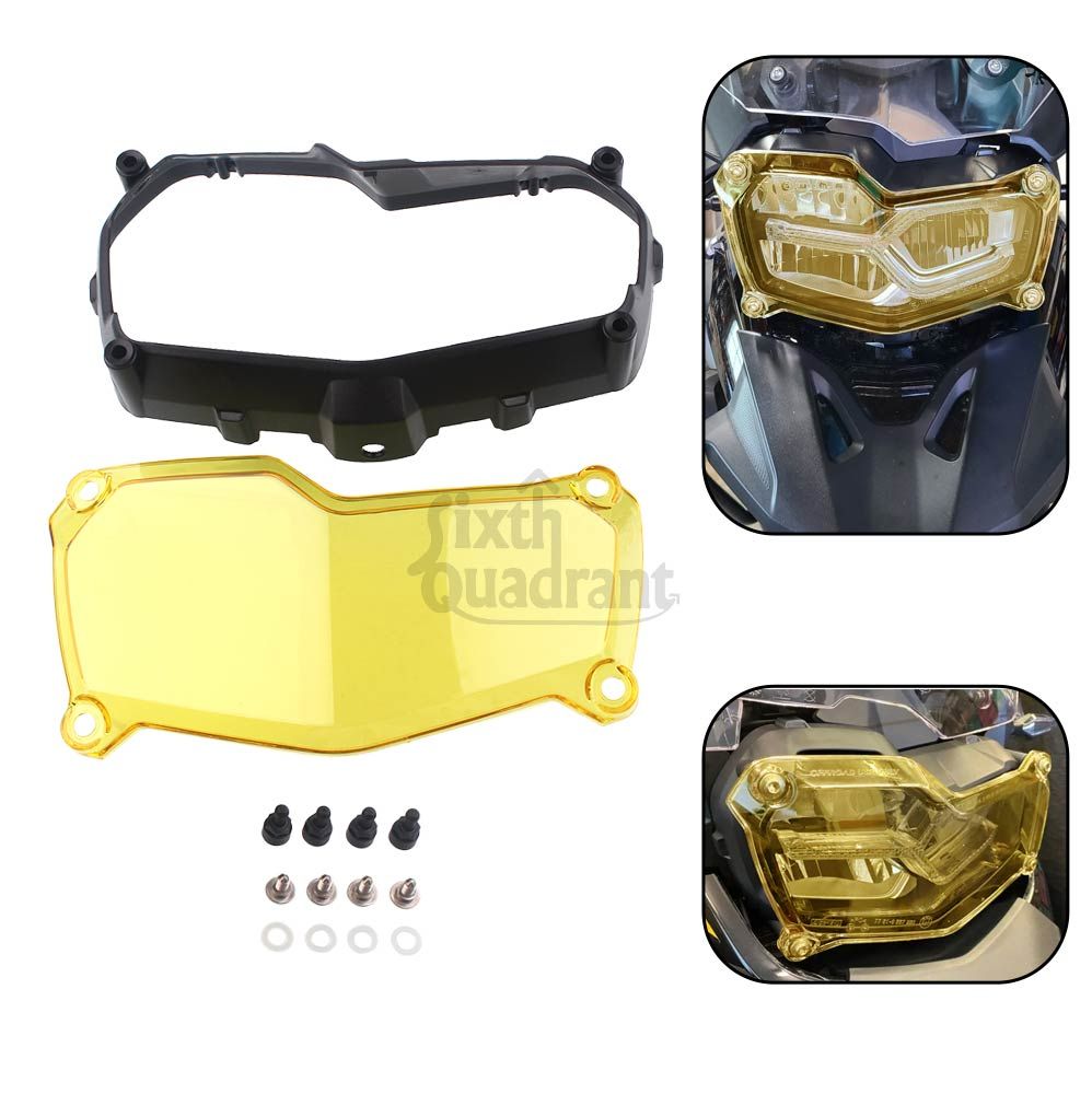 BMW F750GS/F850GS/F850GSアドベンチャー用 ヘッドライトスクリーン保護カバー 1セット