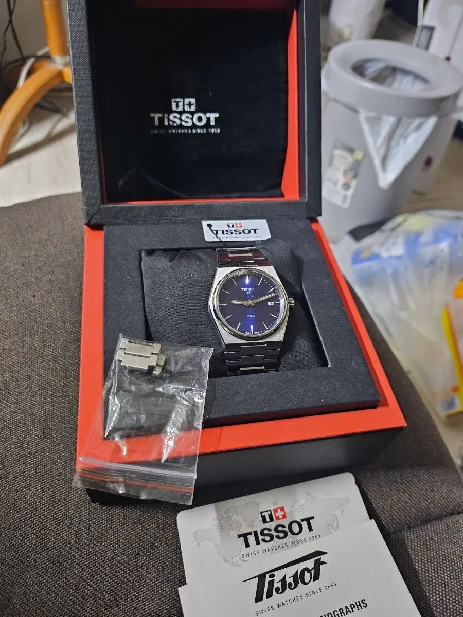 TISSOT ティソ PRX メンズ Tシャツ ブルー 35mm 44,945円