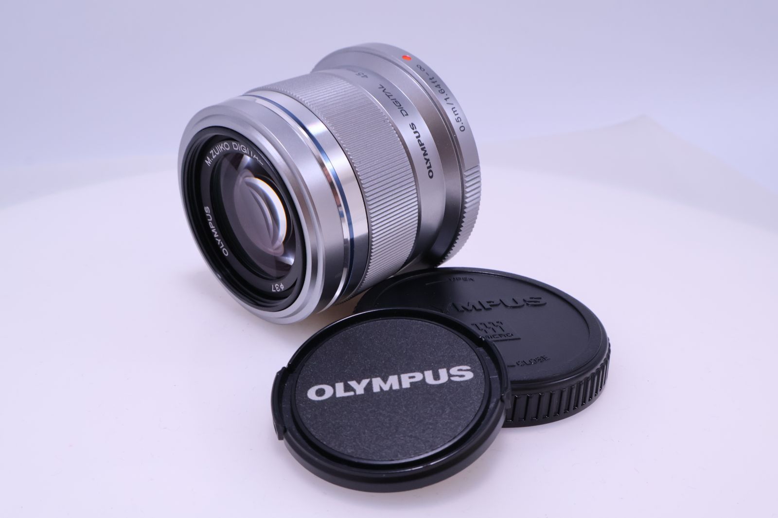 【極美品】OLYMPUS M.ZUIKO DIGITAL 45mm F1.8 シルバー 単焦点レンズ
