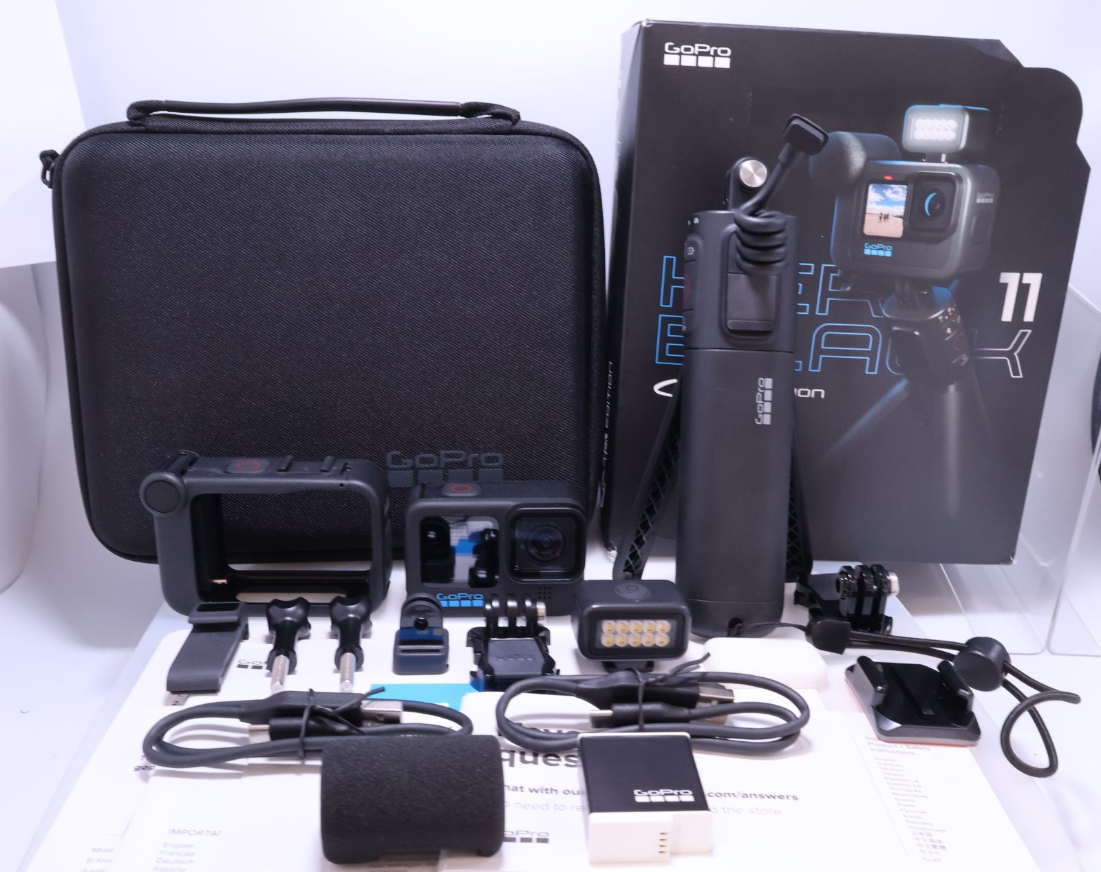 【極美品】GoPro HERO11 Black Creator Edition CHDFB-111-JP ゴープロ ヒーロー11 クリエイターエディション