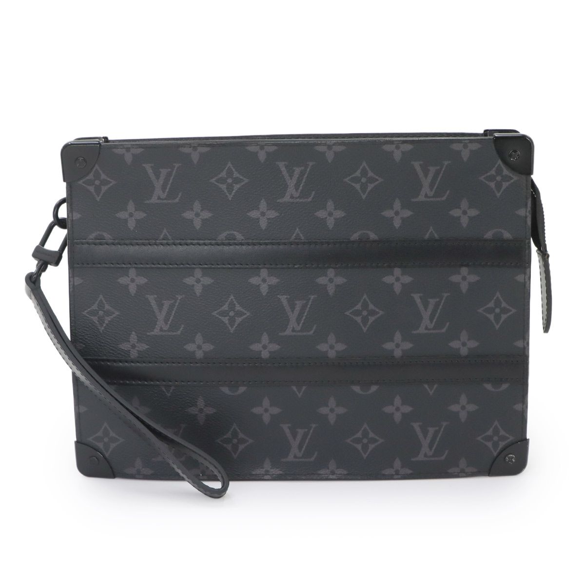 ルイ ヴィトン LOUIS VUITTON モノグラム エクリプス トランク ポシェット クラッチ セカンド バッグ M45937 RFID Trunk Pochette 90336405