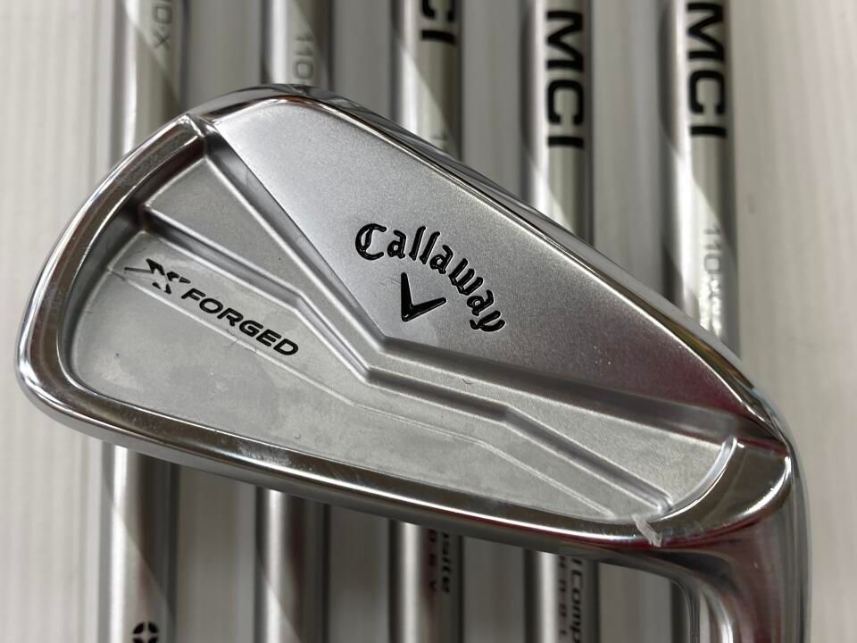 キャロウェイ　X FORGED 2024　MCI 110　Xフレックス　アイアンセット　中古【最短即日発送】