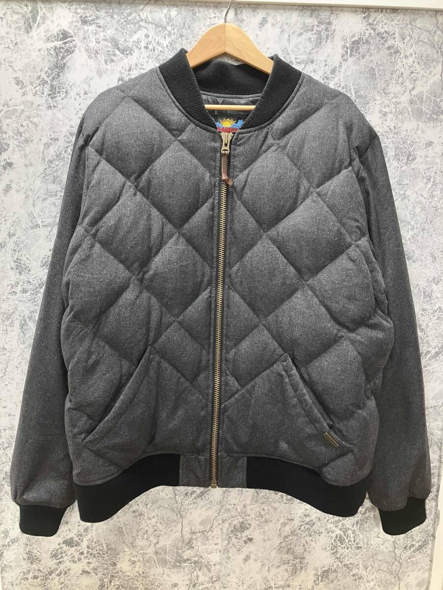 Eddie bauer / エディー バウアー スカイライナーダウンジャケット グレー サイズXL 13712110 1936年復刻版