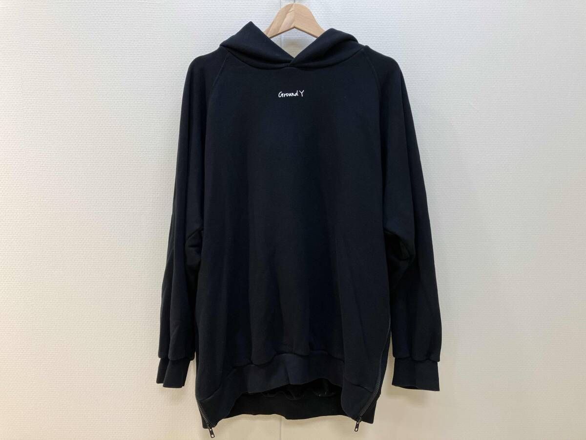 GroundY グラウンドワイ Favorite Graphic Hoodie by 赤楚衛二 パーカー フーディサイズ3 ブラック 綿 日本製 GT-T72-081 内側ほつれ有 9,701円