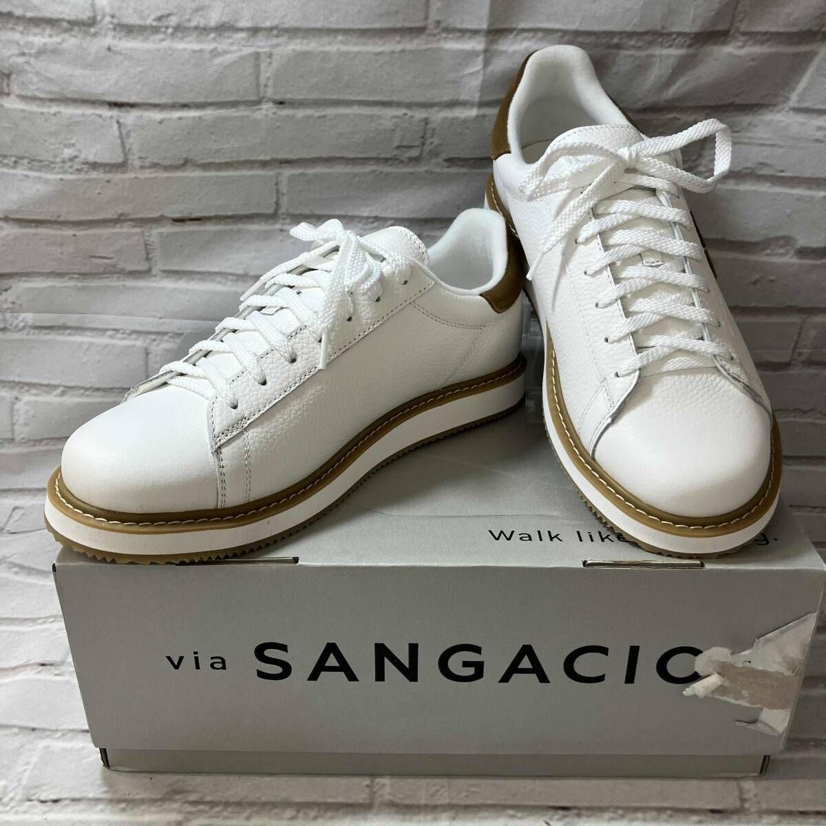 Via SANGACIO / ヴィア・サンガチオ / スニーカー / SPREE WHITE / サイズ27cm / ホワイト