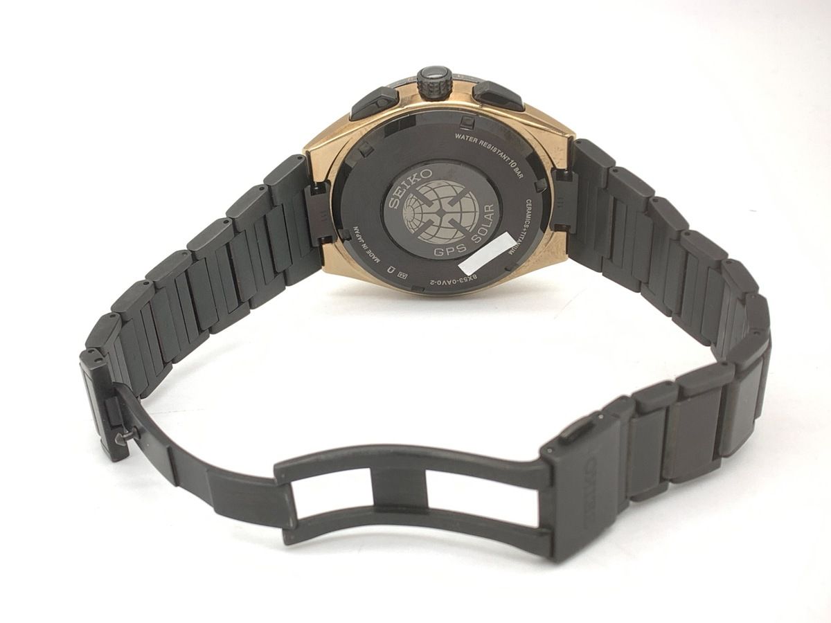 【中古】 【並品】 セイコー アストロン ブラック SBXB126/8X53-0AB0-2 チタン