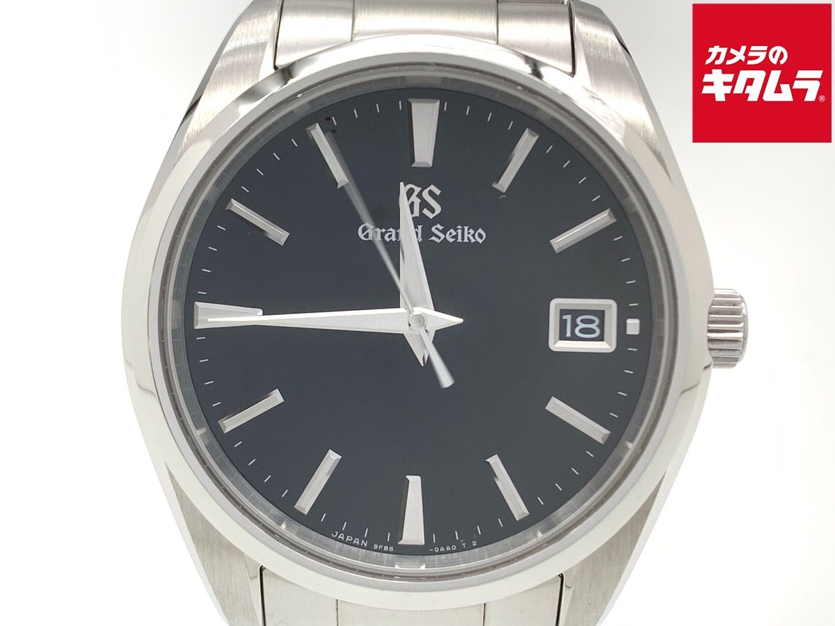 【中古】 【美品】 グランドセイコー クォーツ ブラック SBGP011/9F85-0AC0 ステンレススティール
