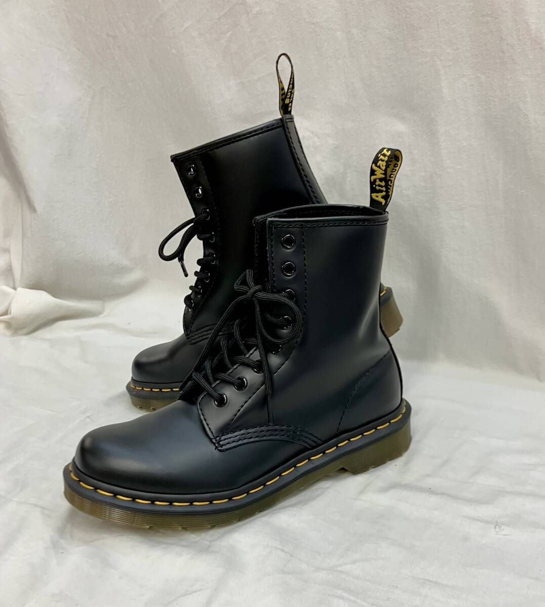 Dr. Martens ドクターマーチン 1460 Women's 8 EYE BOOT ウィメンズ 8ホール ブーツ 靴 11821 ブラック 黒 レザー UK 5 約24.0cm