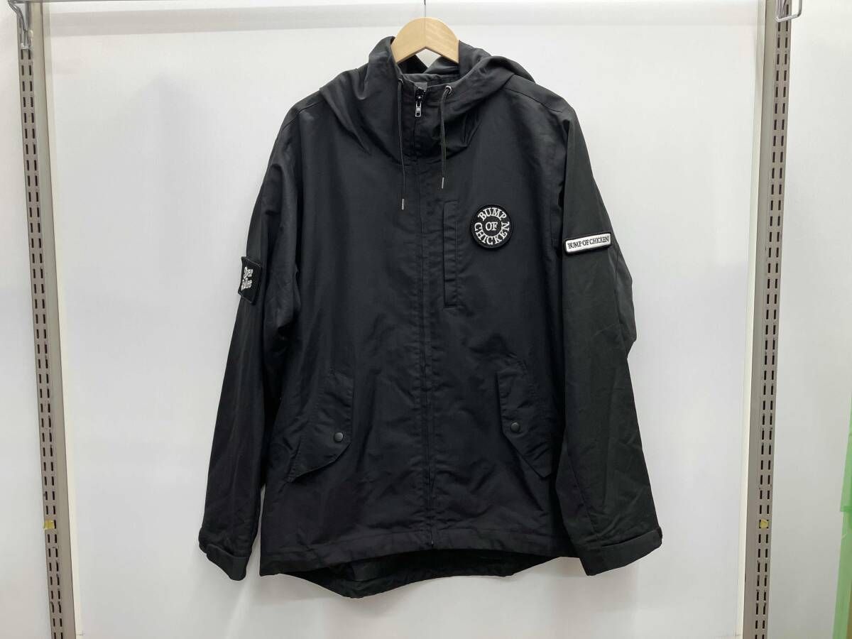 BUMP OF CHICKEN Silver Judilee Tour Nylon Jacket Size XL Black