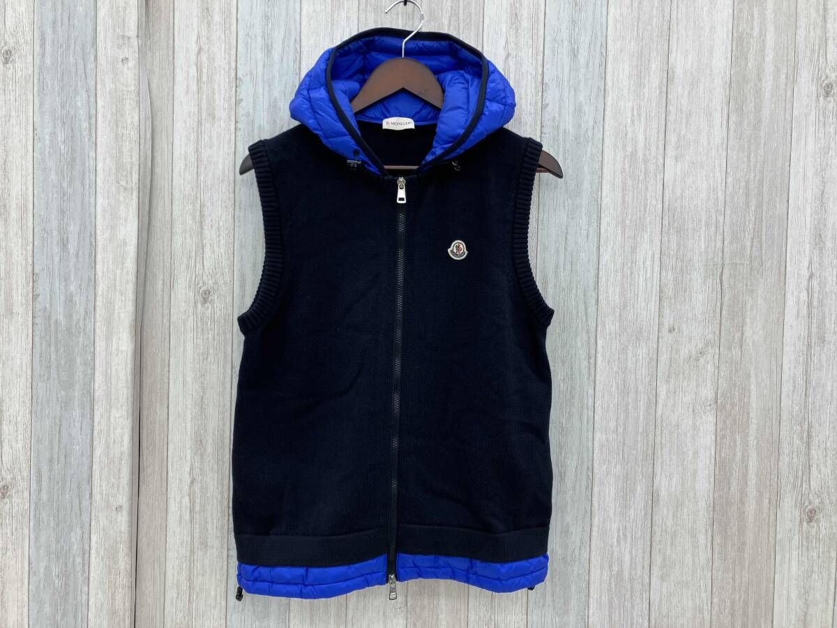 MONCLER／モンクレール／ベスト／Sサイズ／メンズ／ネイビー系／D20919419200 969B7