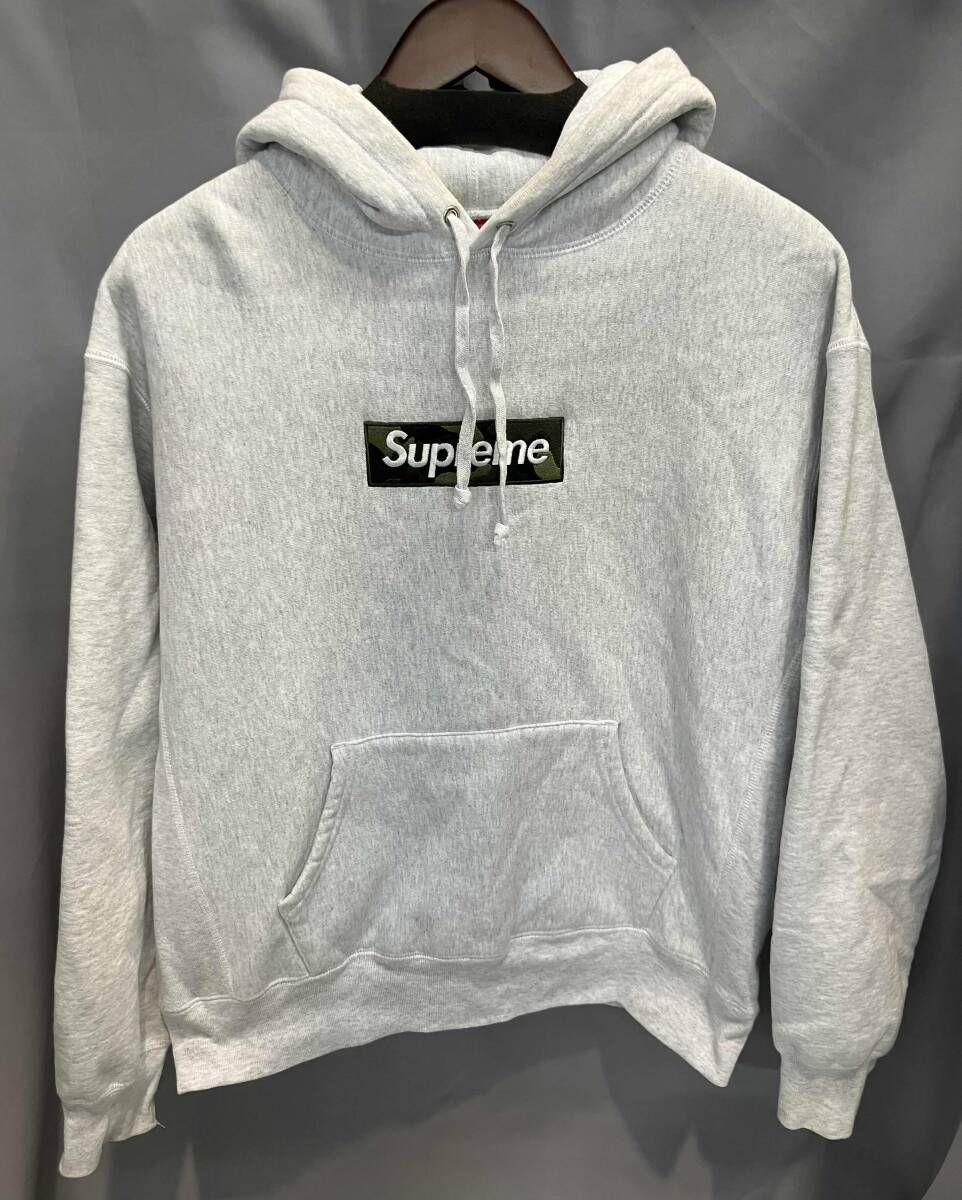 ★ Supreme シュプリーム パーカー 23AW BOXLOGO カモフラ 裏起毛 サイズS グレー 通年 23,760円