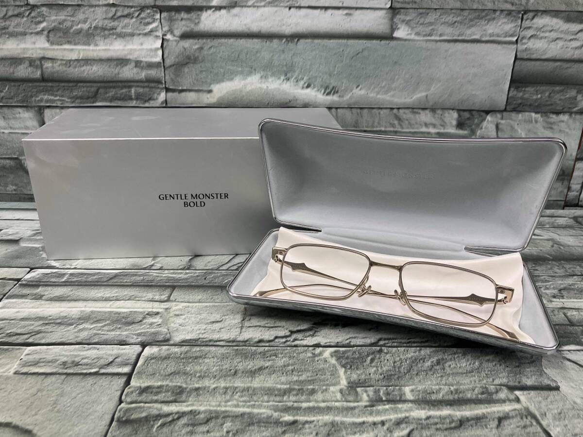 GENTLE MONSTER/OTHER EYEWEAR/SQUARE/GOLD/CLEAR/METAL FRAME/VANTA-037/ALL YEAR