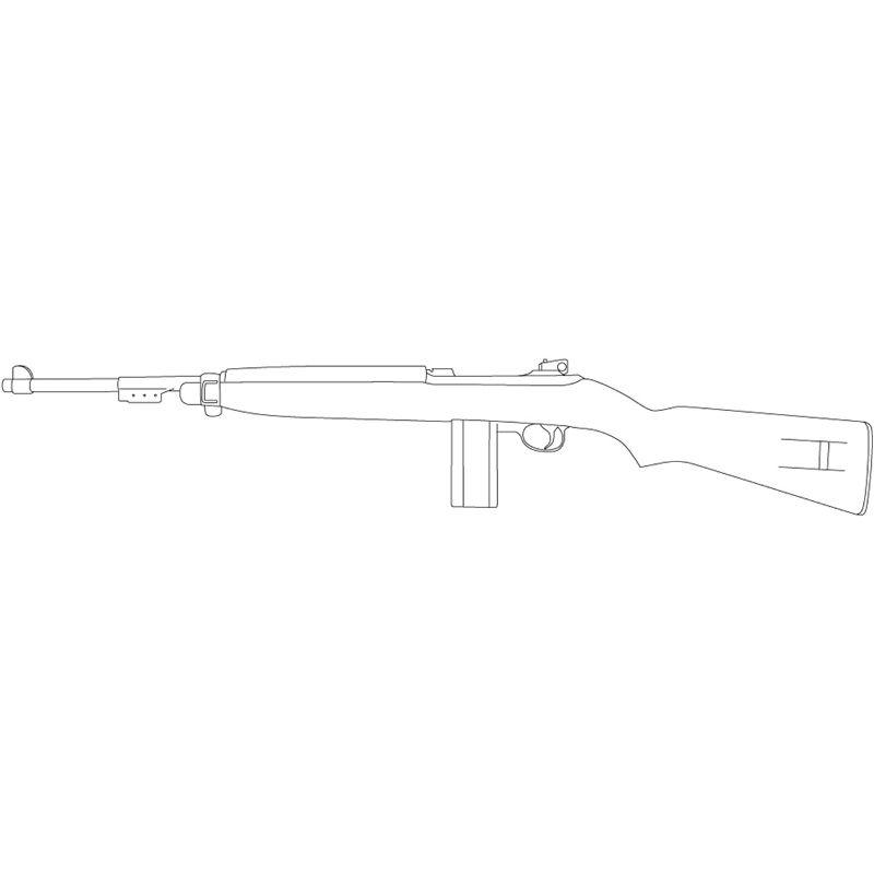 メーカー正規品 新品 マルシン工業 U.S.M1 カービン EXB2 ウォールナットブラウン CO2ガスブローバックライフル モデルガン