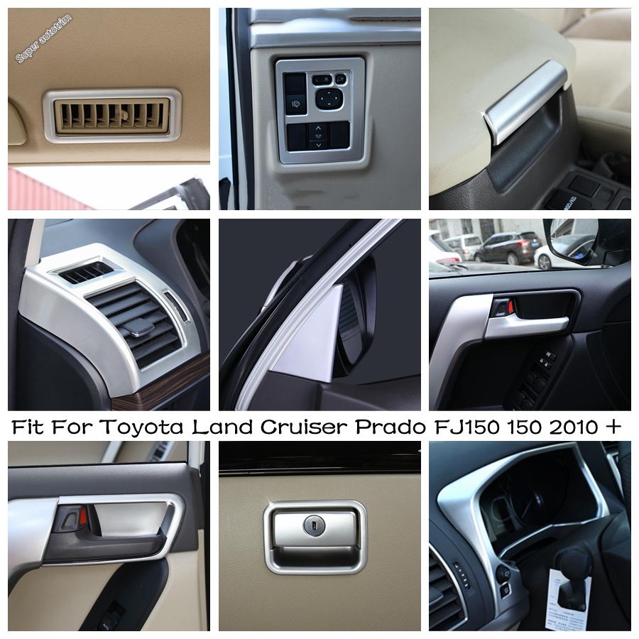 トヨタ ランドクルーザー プラド FJ150 2010-2020 用 ドアハンドルパネルカバー