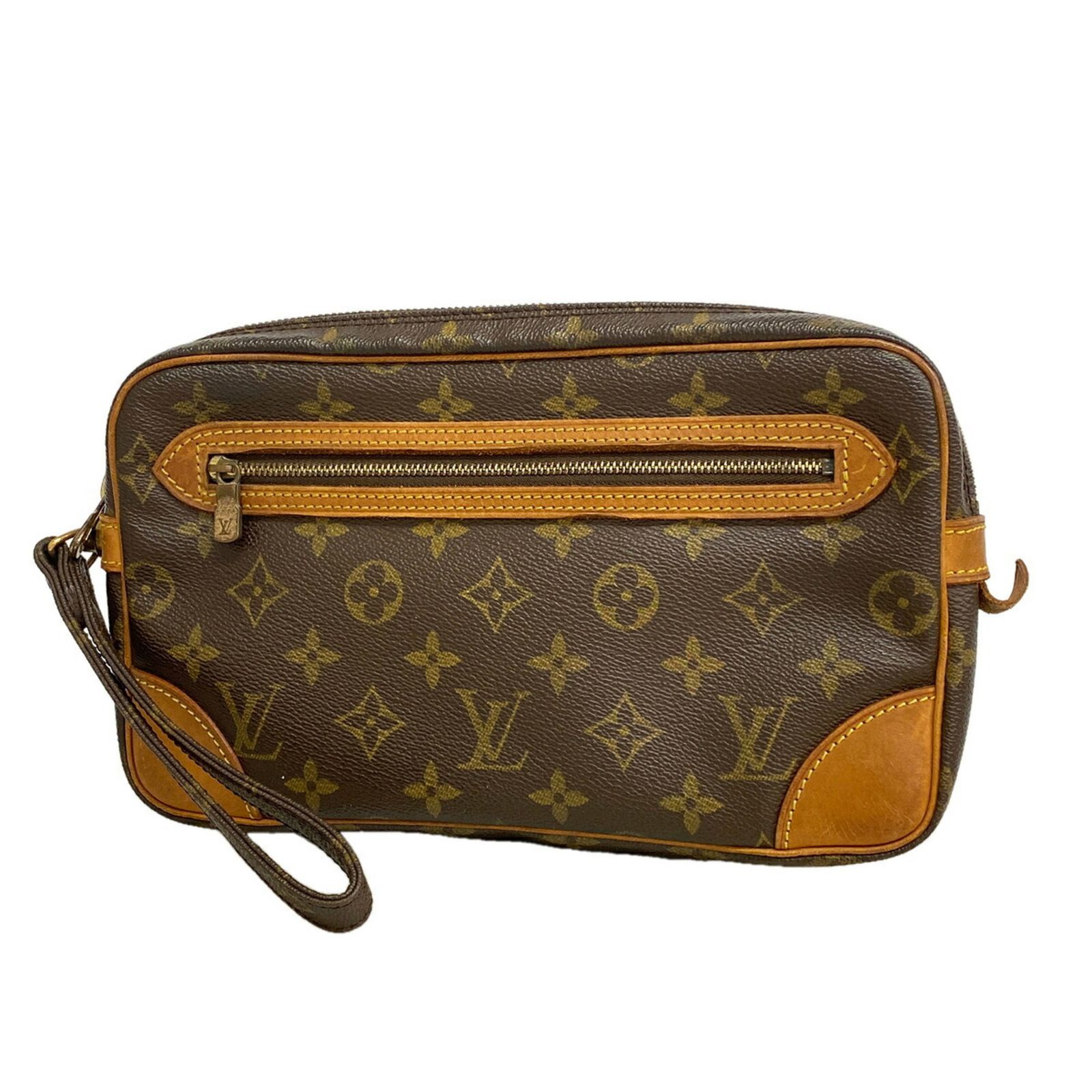ルイ・ヴィトン(Louis Vuitton) ルイ・ヴィトン クラッチバッグ モノグラム マルリードラゴンヌGM M51825 ブラウンメンズ