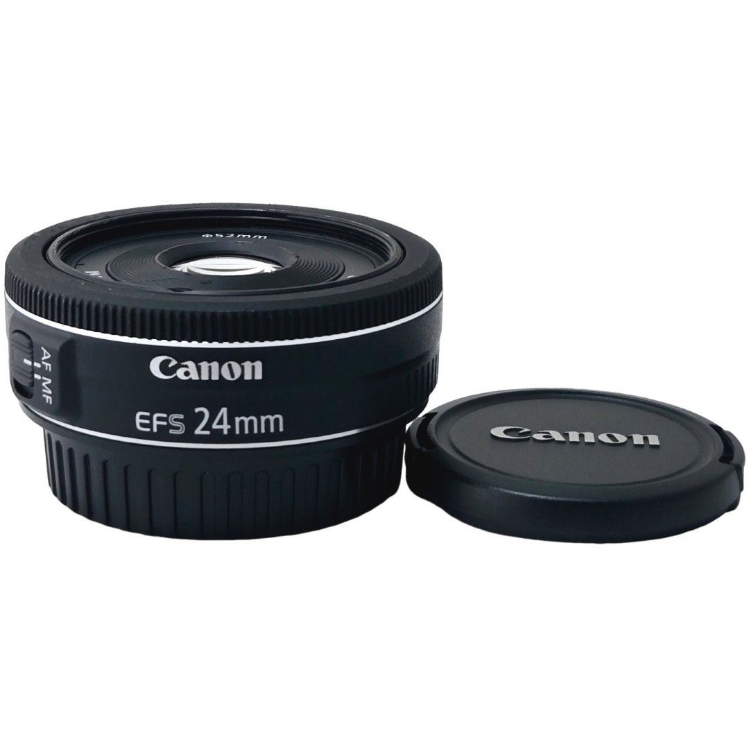 【良品】 CANON キャノン EF-S 24mm F2.8 STM パンケーキレンズ #22745