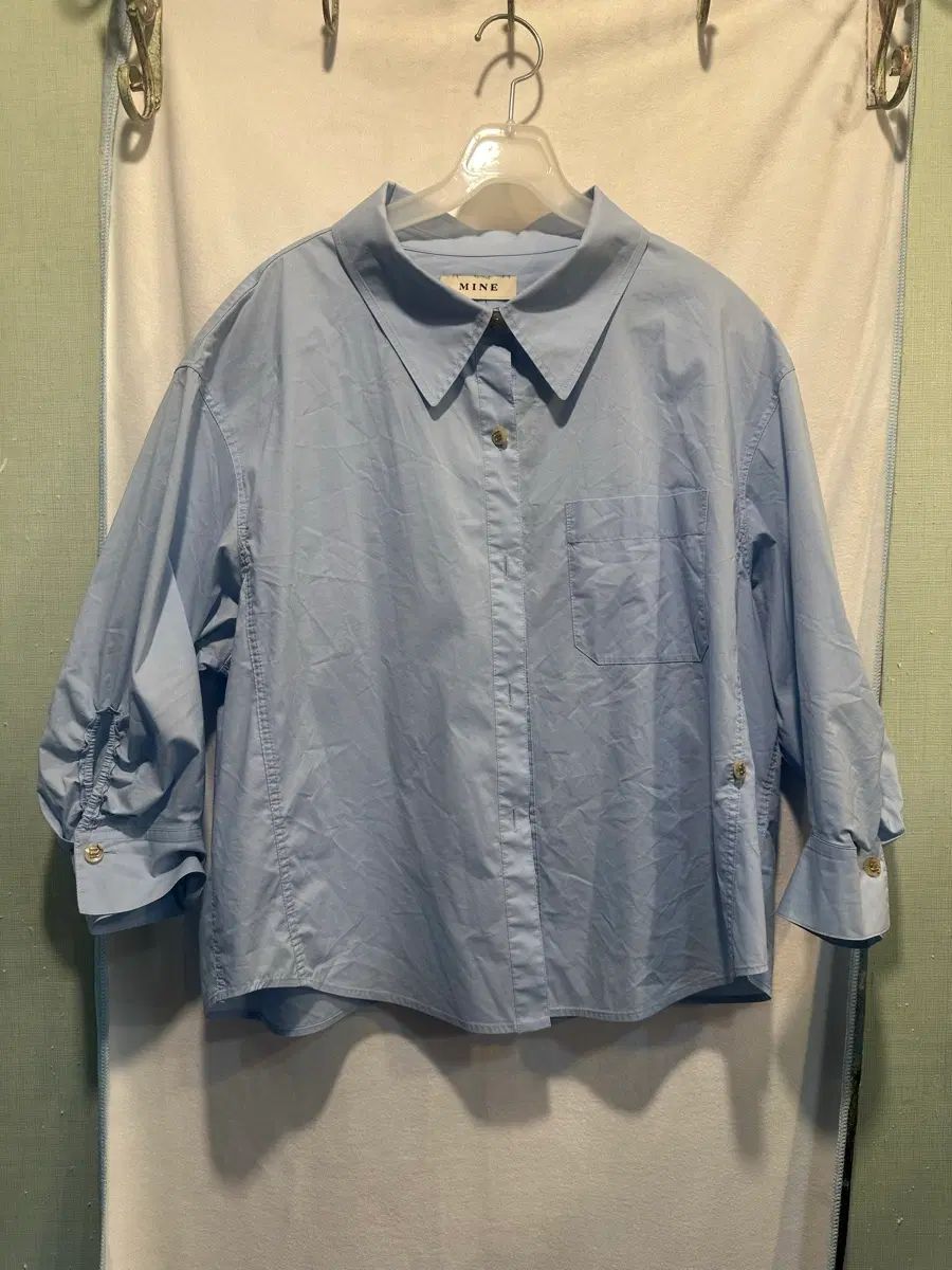 Mine The HANDSOME MINE ブルー シャツ 6,714円