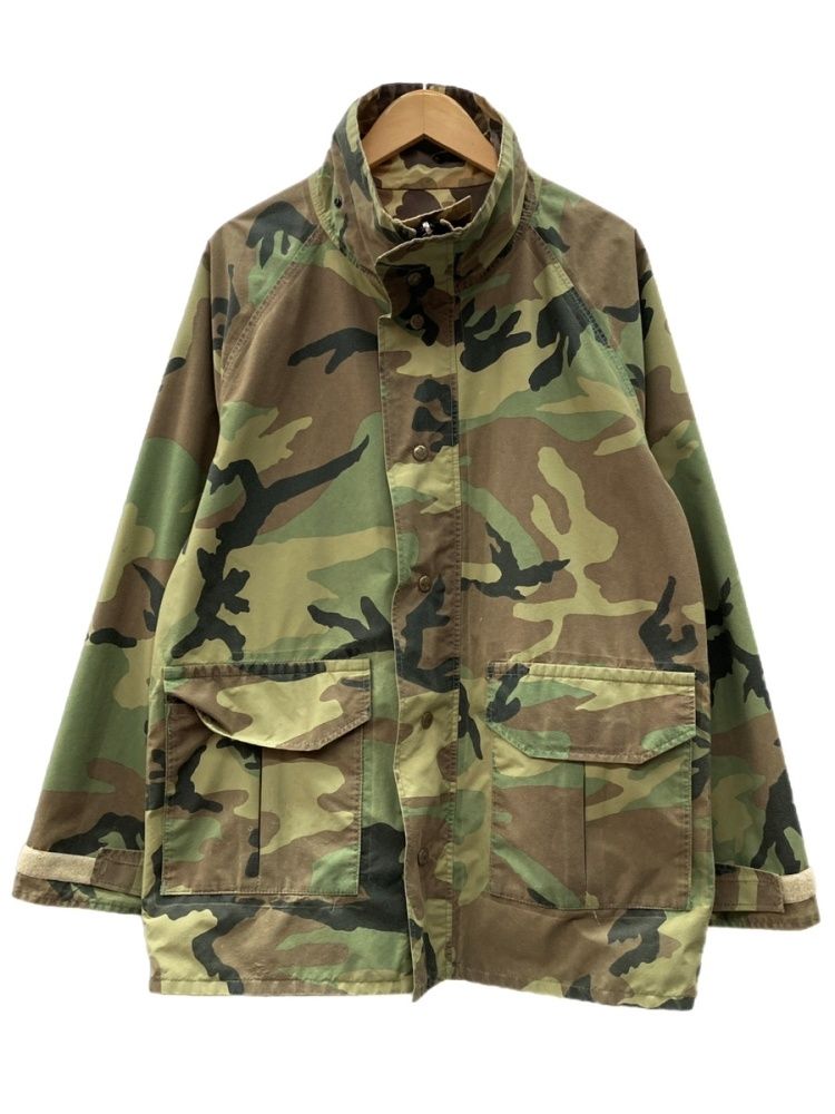 コロンビア Columbia 80s Woodland Camo Mountain Parka マウンテン パーカー ジップアップ リバーシブル 白タグ GORE-TEX アウトドア 緑 ジャケット カモフラ 迷彩 グリーン Mサイズ 104MT-3613 15,840円