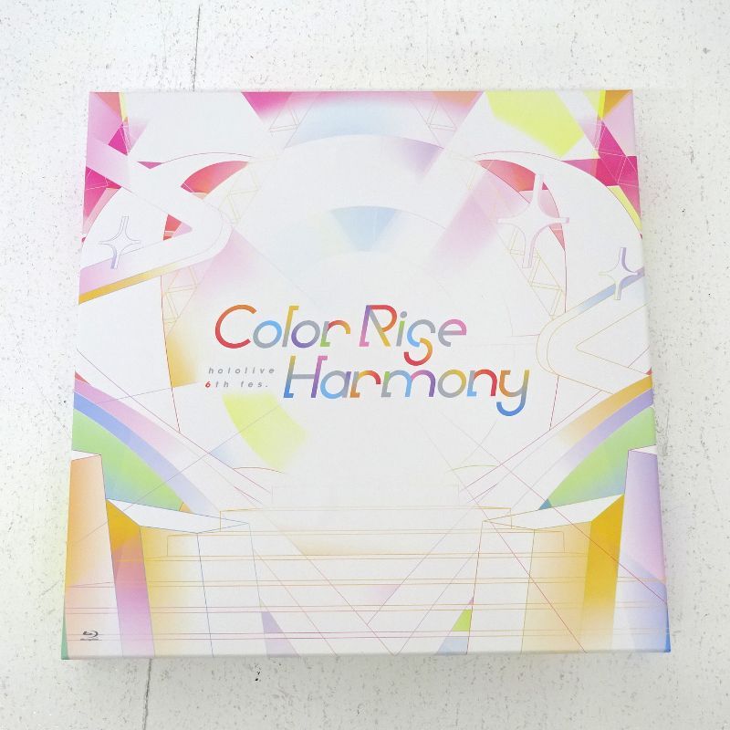 【三重店】ホロライブ ブルーレイ hololive 6th fes. Color Rise Harmony Blu-ray 未修正版【319_E512】