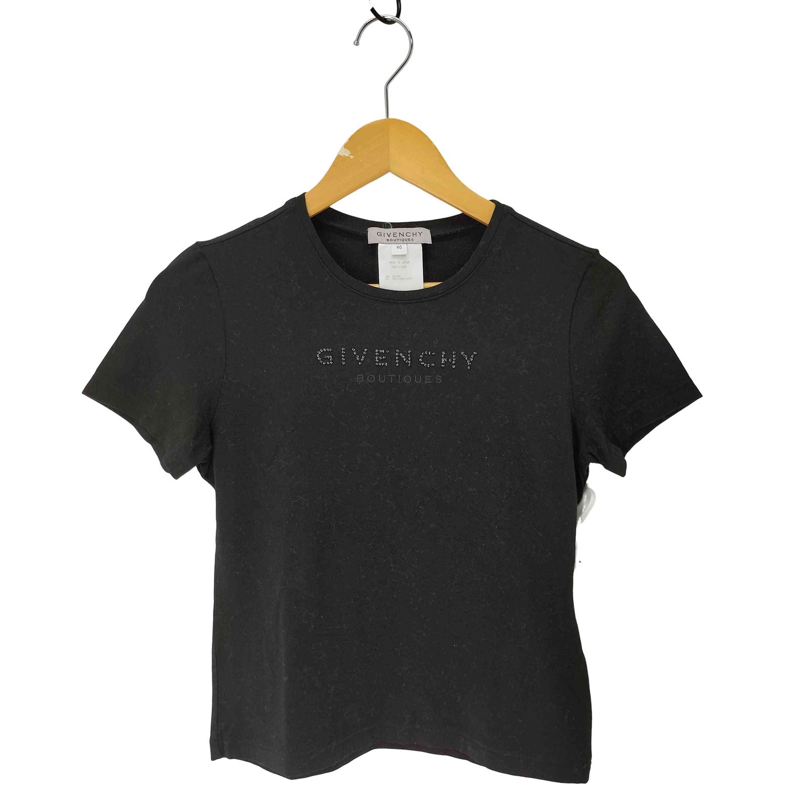 ジバンシィ GIVENCHY BOUTIQUES ラインストーンTシャツ レディース JPN：40