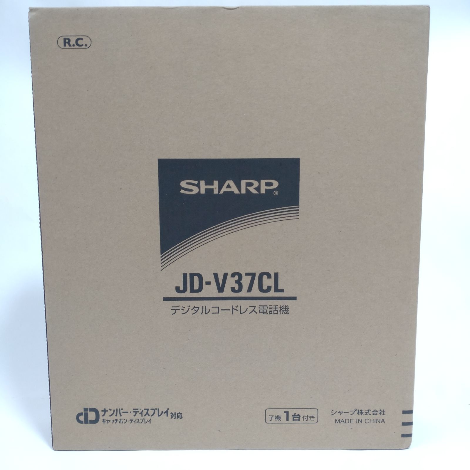 シャープ デジタルコードレス電話機 子機1台付き JD-V37CL 11,248円