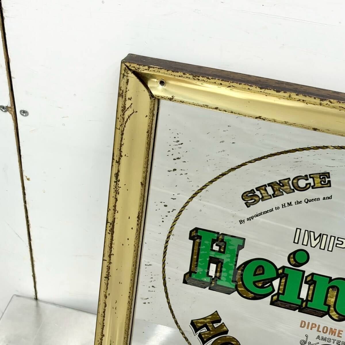 ハイネケン 壁掛け ミラー ヴィンテージ Heineken ハイネケン