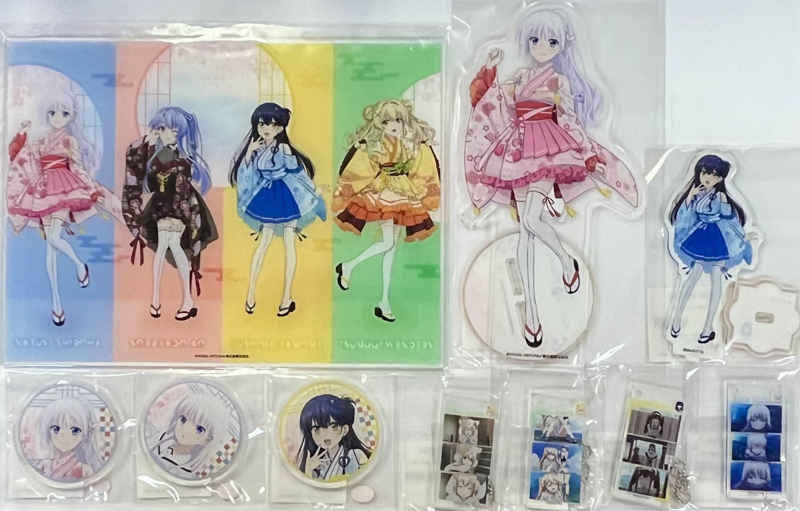 Eureka!オンラインくじ TVアニメ Summer Pockets 和風ロリィタ衣装 アクリルくじ S賞、A賞、B賞、C賞、D賞 10種セット　まとめ売り