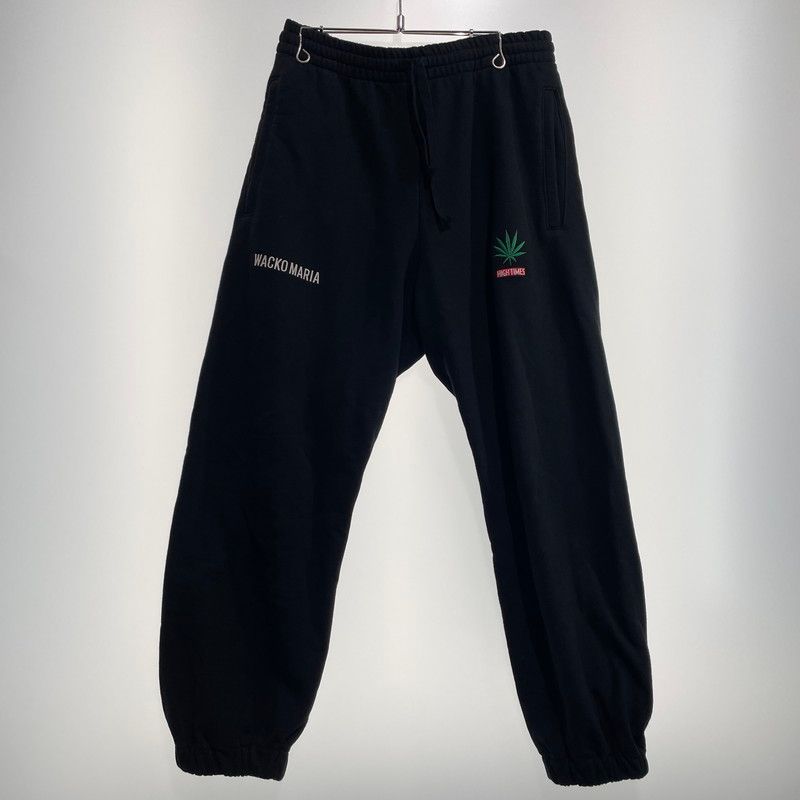 【中古品】 WACKMARIA ワコマリア × HIGH TIMES ハイタイムズ 別注コラボ HEAVY WEIGHT SWEAT PANTS ヘビーウェイト スウェット パンツ ボトムス 【151-260824-yo-01-teih】