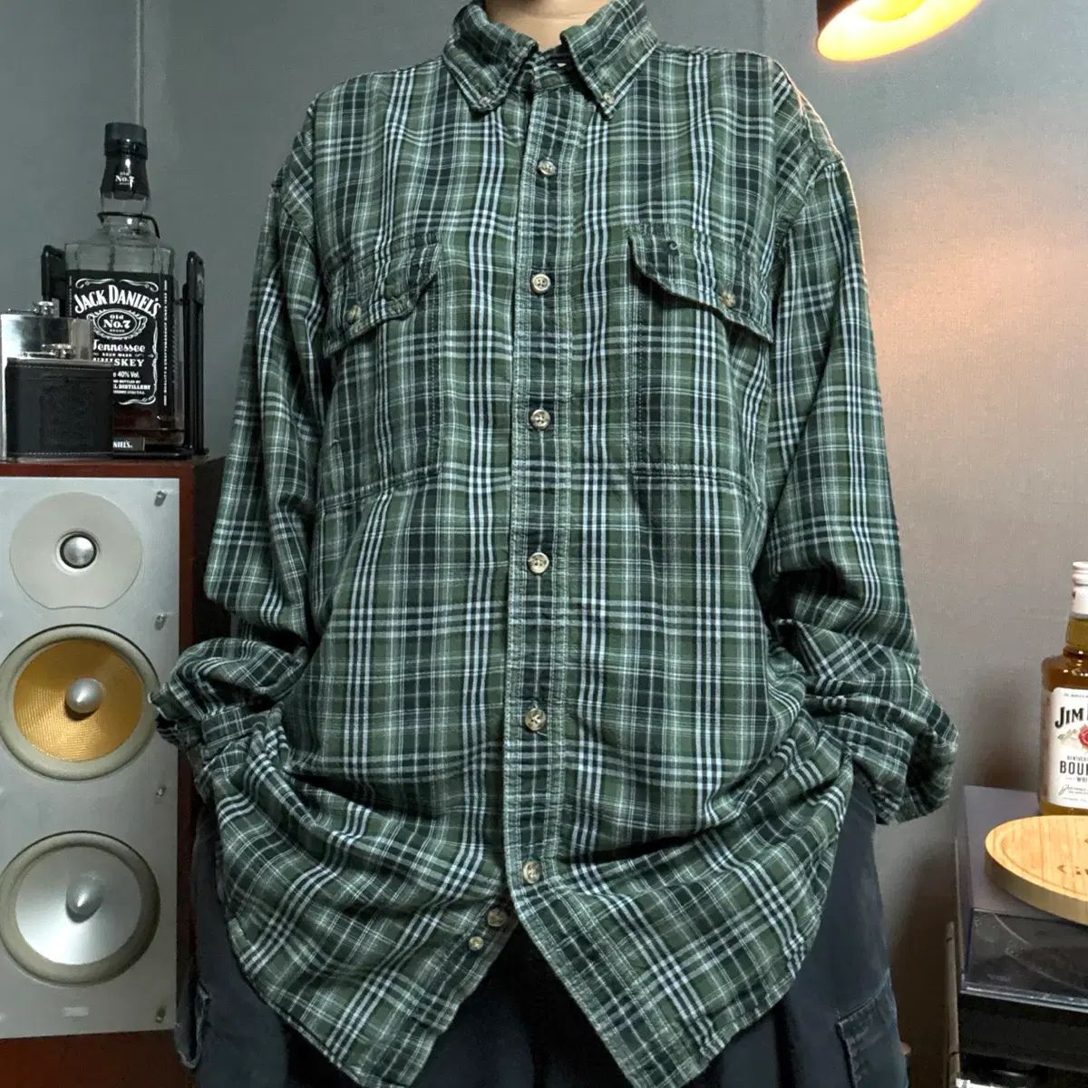 Carhartt カーハート 刺繍 ロゴ シャツ チェック柄