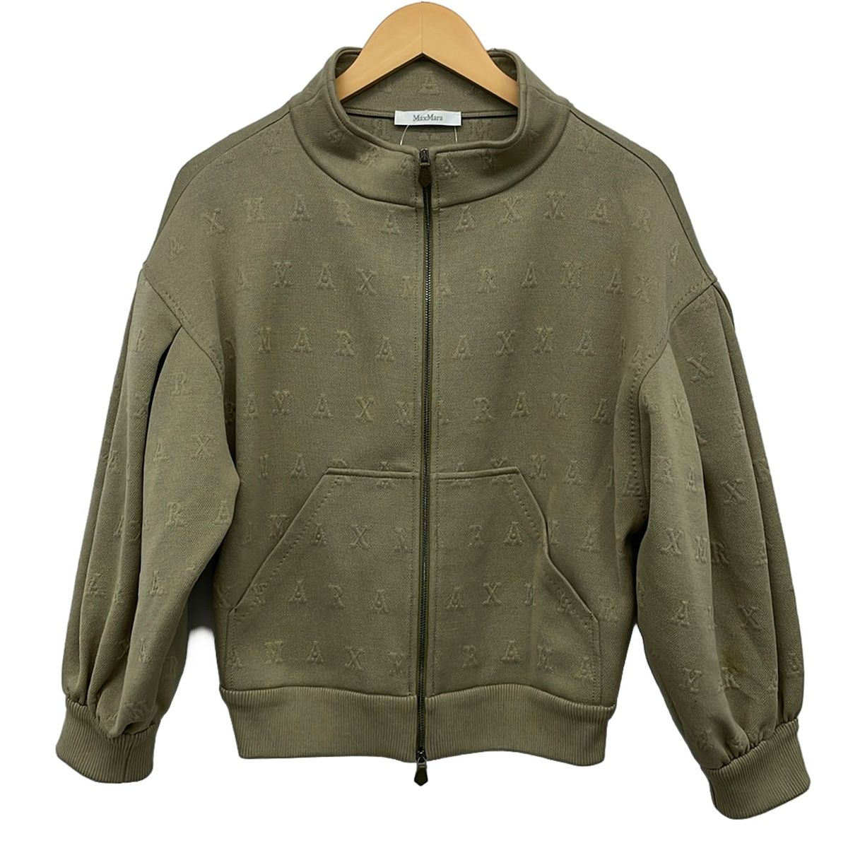 Max Mara(マックスマーラ) ブルゾン サイズJP 34 レディース美品 - カーキ 長袖/ジップアップ/春/秋