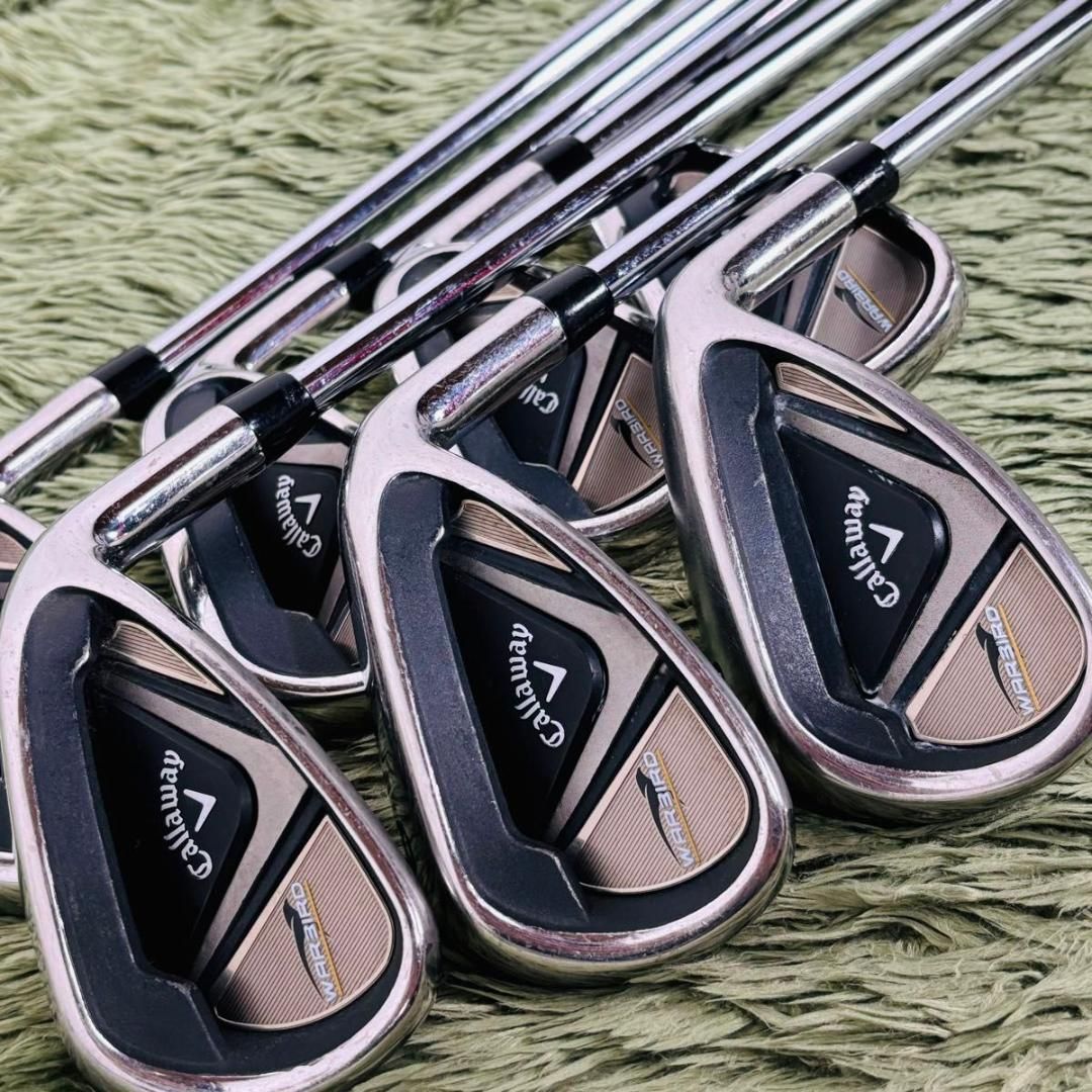 【中古】キャロウェイ ウォーバード アイアン7本セット メンズゴルフ 初心者 入門 現行モデル Callaway WARBIRD 純正スチールシャフト 男性 右利き flex UNI