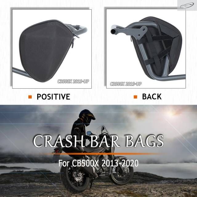 CB 2013-2020 クラッシュバーバッグ オートバイリペア工具収納バッグ ホンダ X X cb用