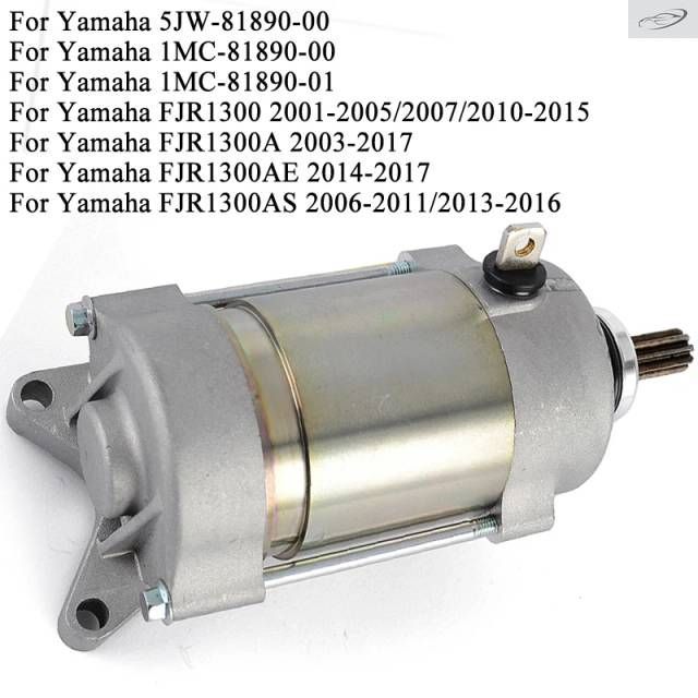 ヤマハ FJR1300/1300A FJR1300AE FJR1300AS FJR 1300 2006-2011/2013-2016 用スターターモーター 1MC-81890-01 1MC-81890-00 5JW-81890-00