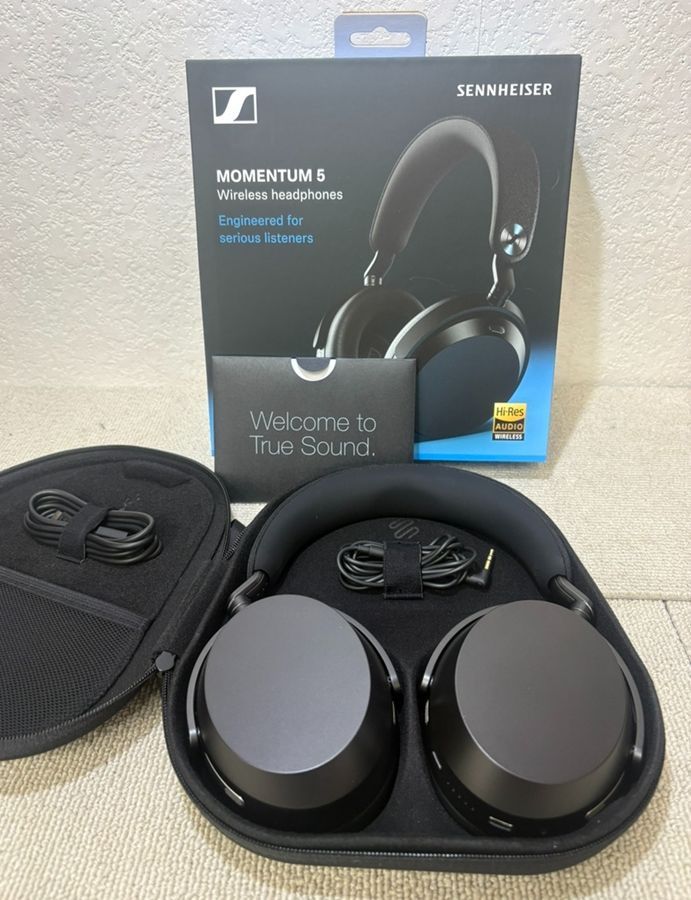 ◇使用感少　SENNHEISER　MOMENTUM5　ワイヤレスヘッドホン　M5AEBT　9200009◇