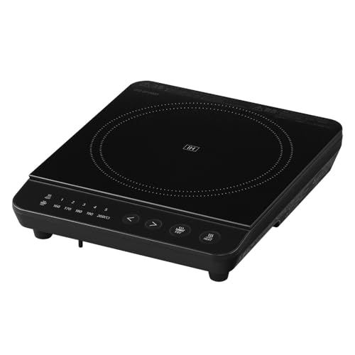 アイリスオーヤマ IHコンロ IHクッキングヒーター 高火力 卓上 小型 1400W IHK-TA1AZ-Bmt 6421fbfb