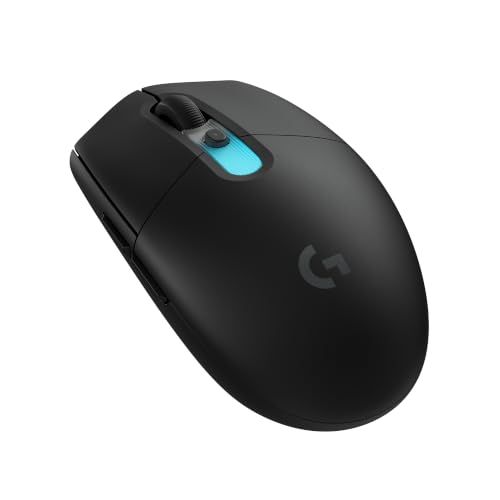 Logicool G ゲーミングマウス G304 X SUPERLIGHT LIGHTSPEED ワイヤレス ゲーミング マウス G304X-SL-BK 軽量 59g HERO 44Kセンサー LIGHTSYNC RGB 130時間連続利用可能 USB Typ