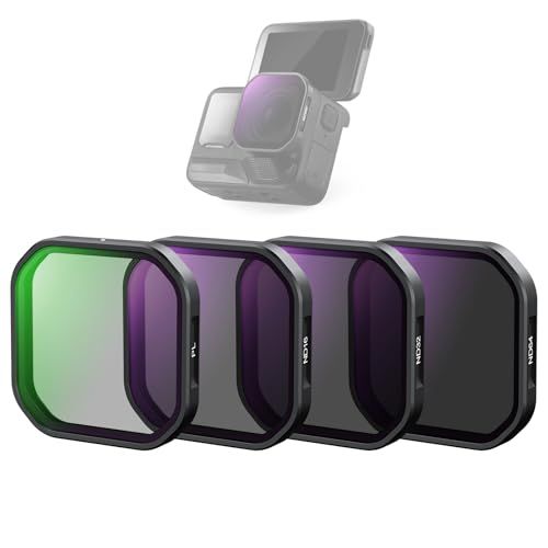 NEEWER ND PLフィルターセット コンパチブル Insta360 Ace Pro 2 4枚入り スナップオン PL/ND16/ND32/ND64 偏光 減光フィルター アクションカメラ レンズフィルター FL90 0dfdaa96
