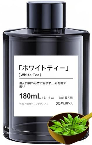 msFlirva 詰め替え 180mLで16ヶ月持続 車 芳香剤 F26 Plus/F26/F39/CF12特製フレグランスリフィル・ホワイトティーの香り | 【ceeni 詰め替え・45mL充填】フランス産天然香料・日本産上質原料・車 消臭 fdd99ec0 6,870円