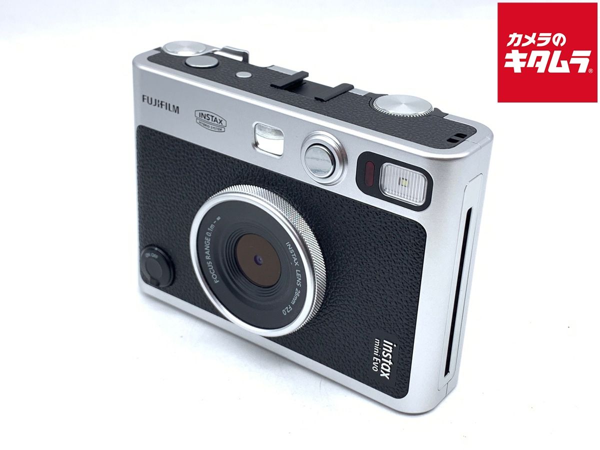 【中古】 【良品】 フジフイルム インスタントカメラ instax mini Evo 「チェキ」BLACK USB Type-C対応