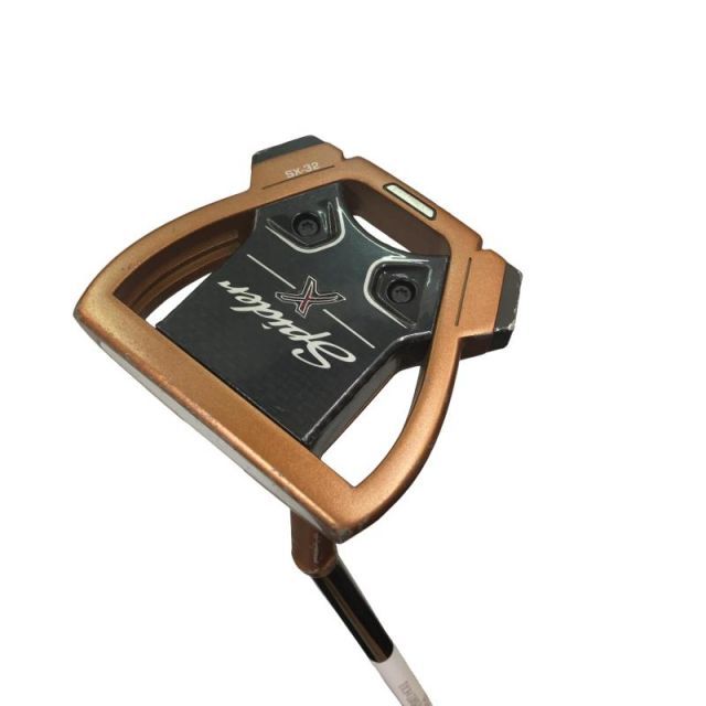 【中古】 テーラーメイド Spider X COPPER/WHITE スモールスラント 34インチ レフティ パター PT スチール(ブラック) (フレックスその他) メンズ 男性用 左利き レフティ 左用 Cランク ゴルフクラブ