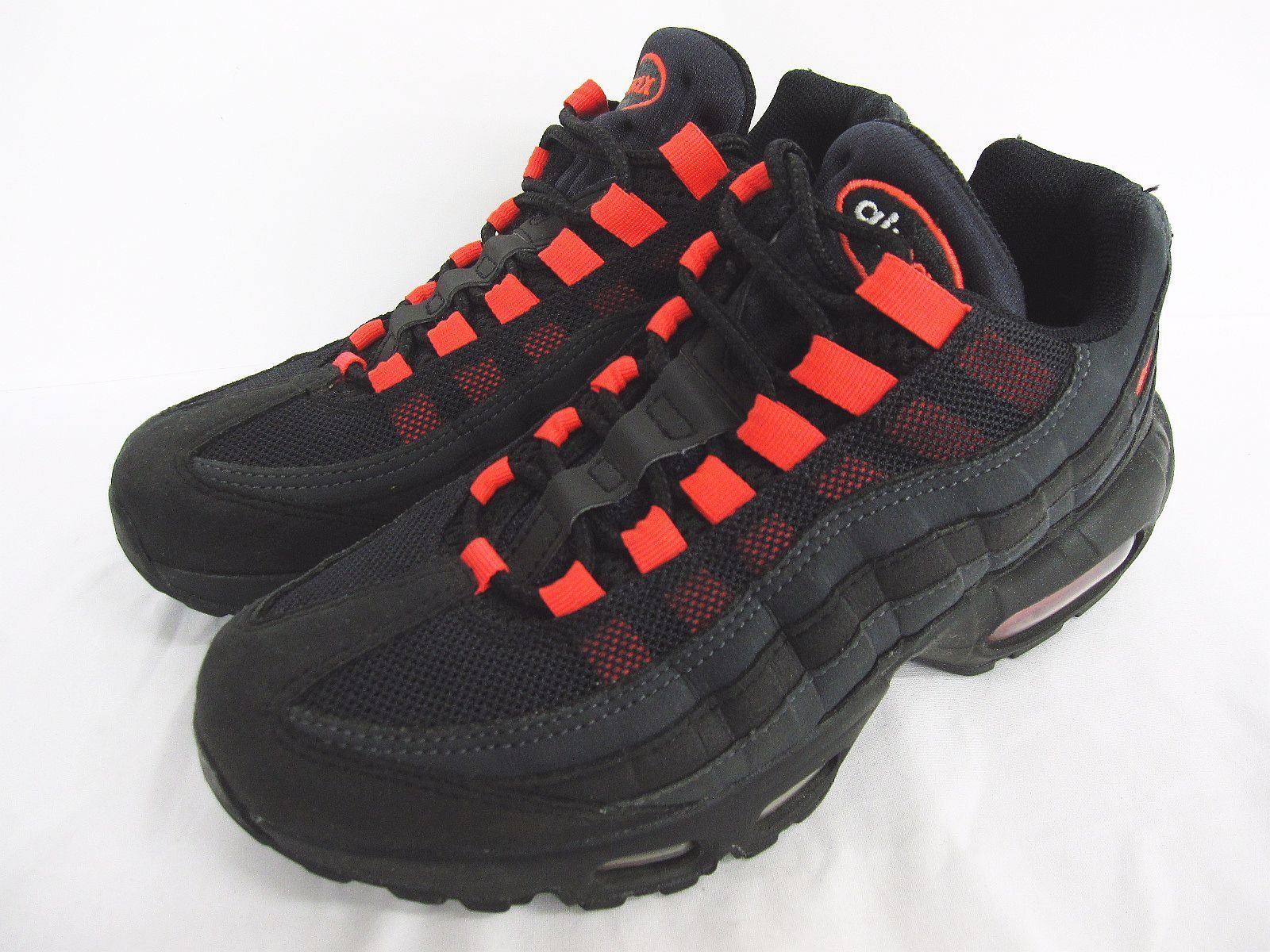 NIKE AIR MAX 95 BLACK LASER CRIMSON ナイキ エア マックス 95 DA1513-001 スニーカー 24cm 黒系 LF0002-0824-2