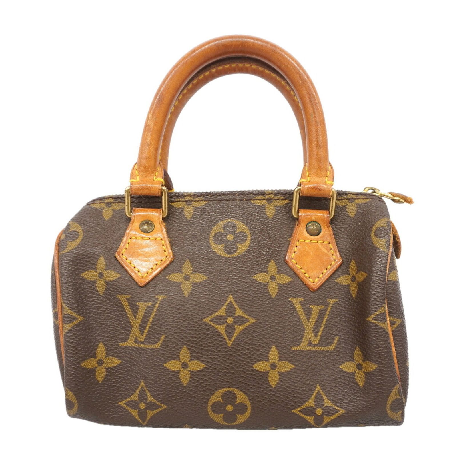 ルイ・ヴィトン(Louis Vuitton) ルイ・ヴィトン ハンドバッグ モノグラム ミニスピーディ M41534 ブラウンレディース