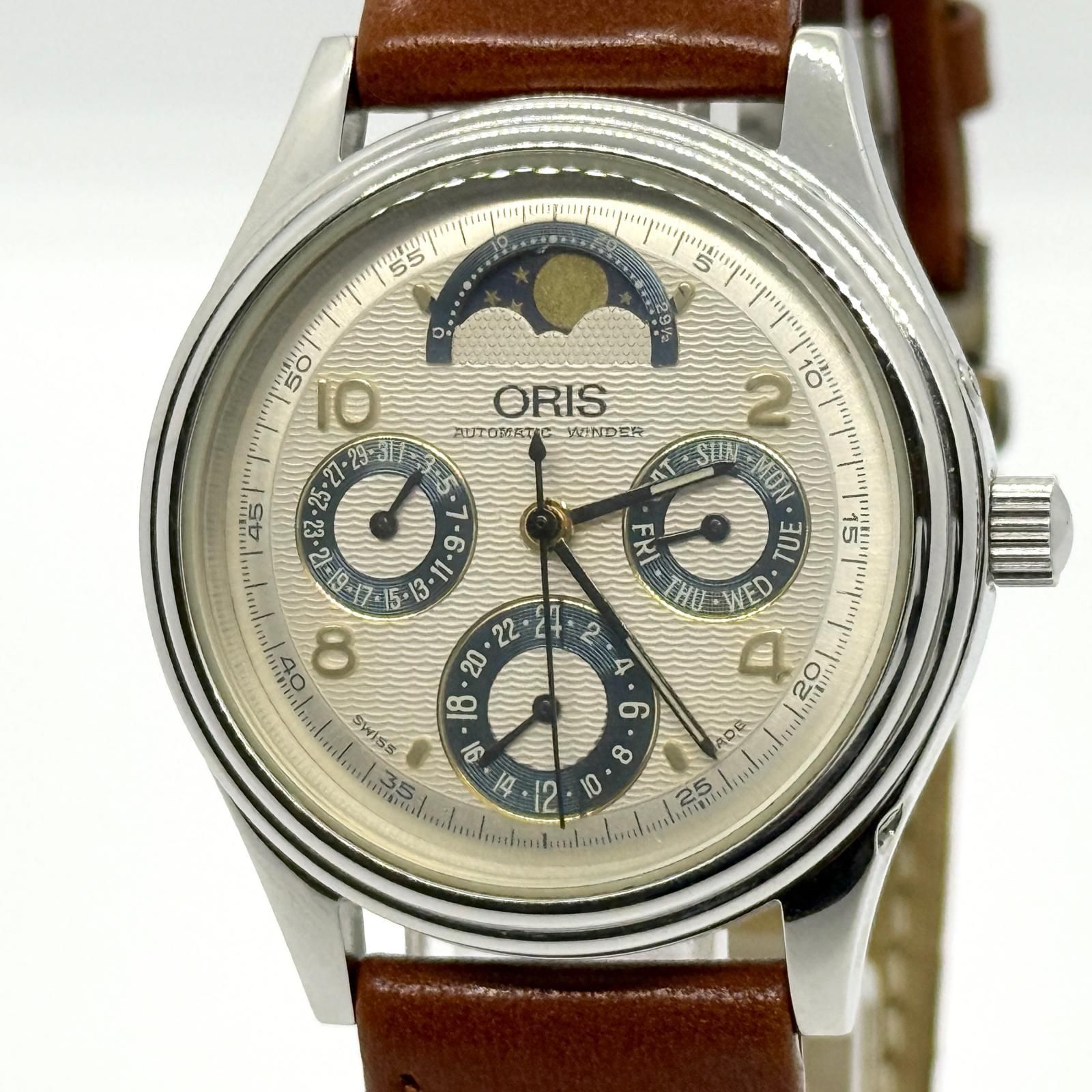 ORIS オリス アトリエムーンフェイズコンプリケーション AT メンズ 7433B 腕時計 稼働品 108,185円