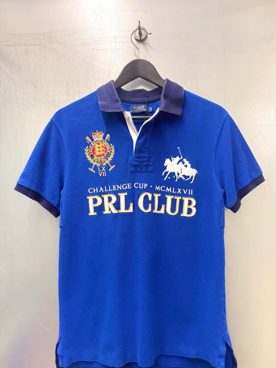 Polo ポロ ラルフローレン ロイヤルブルー カラー PRL CLUB エンブレム刺繍 カラーTシャツ 11,606円