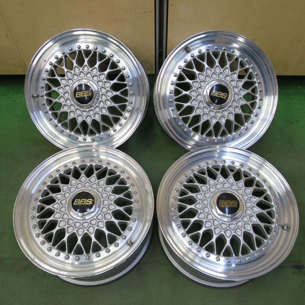 4本価格◎BBS RS346 16インチ ホイール 16×7J PCD114.3/5H◎6081003NGホ