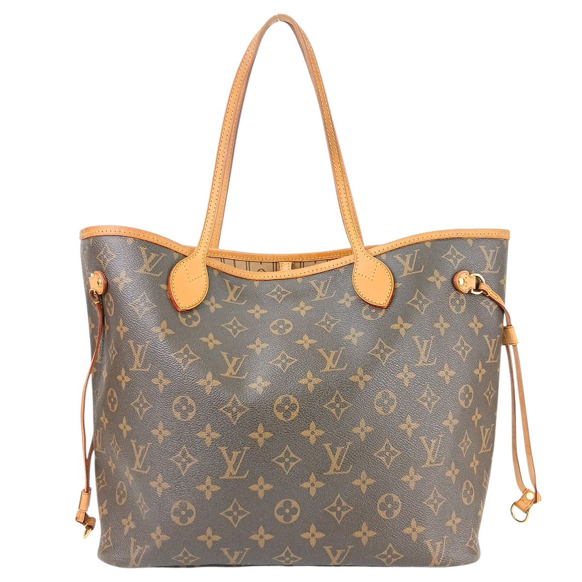 LOUIS VUITTON ルイ・ヴィトン ネヴァーフルMM ショルダーバッグ トートバッグ M40156 レディース PVC モノグラム ブラウン 中古