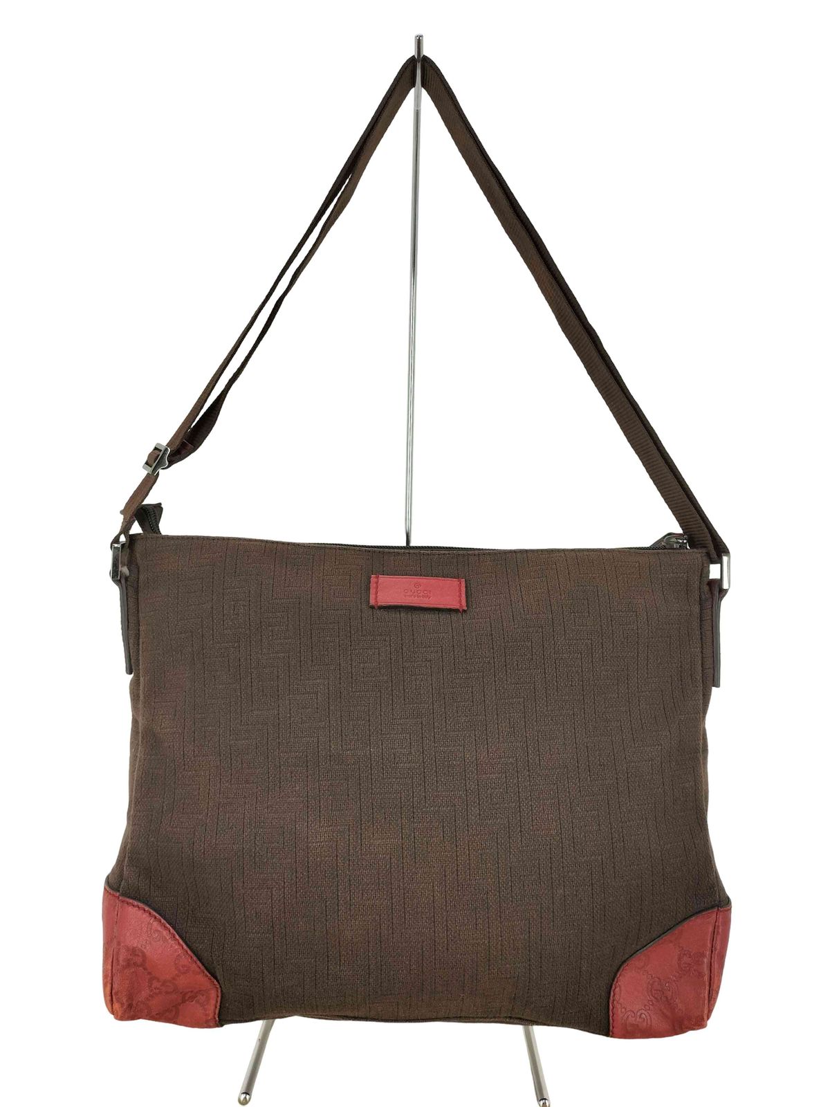 グッチ GUCCI GG シマ キャンバス ショルダーバッグ guccissima canvas shoulderbag レディース 表記無